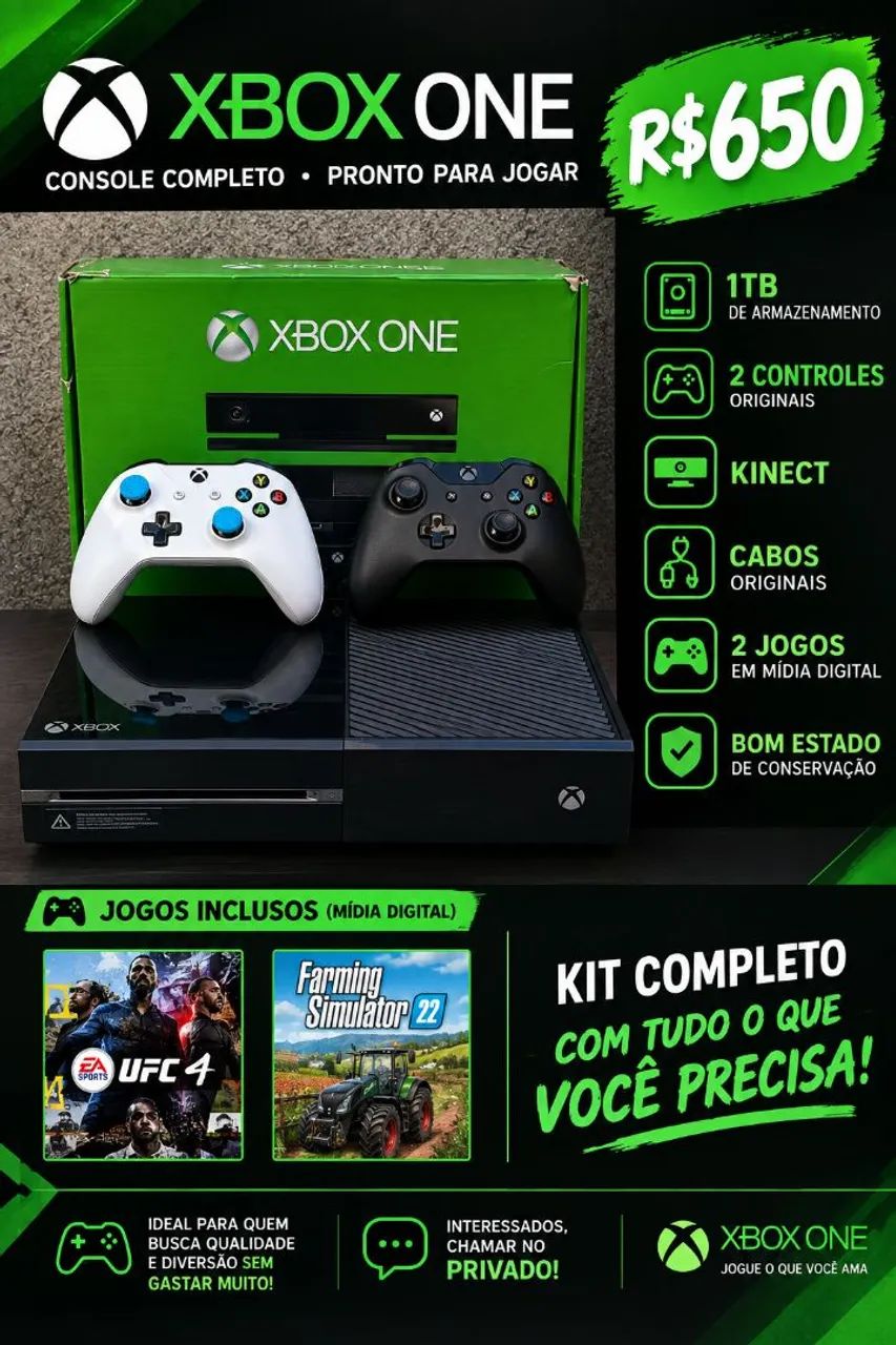 XBOX ONE FAT - 1TB