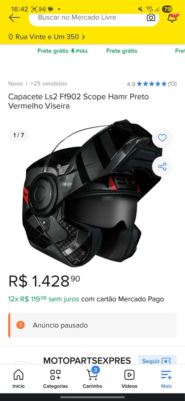 Capacete LS2 FF902 SCOPE - Foto 4