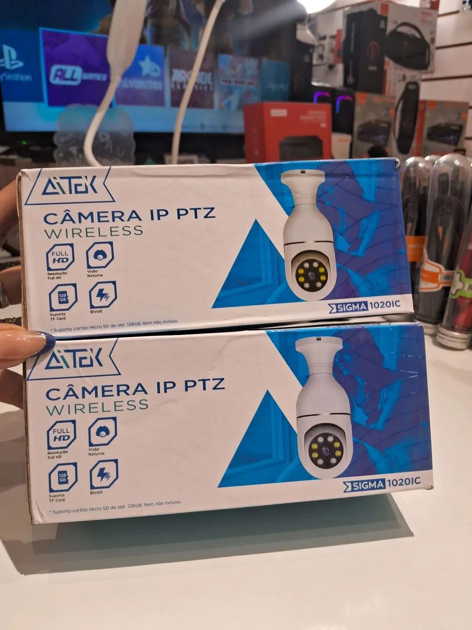 Câmera lâmpada Wi-Fi  - Foto 5