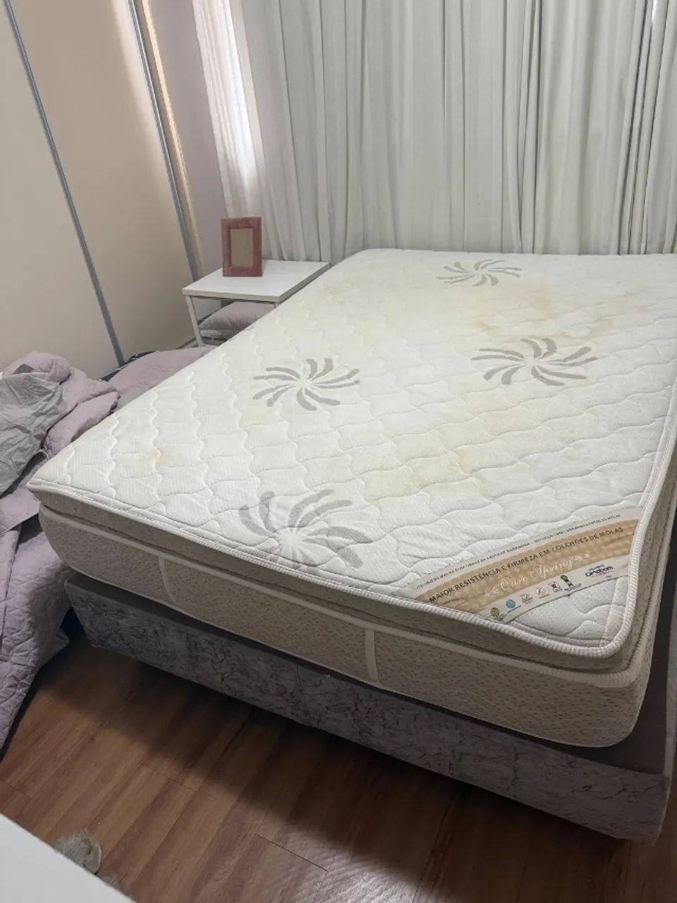 Cama casal box + colchão Ortobom ouro spring  - Foto 2