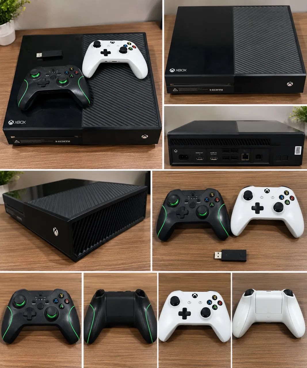 XBOX ONE COM 2 CONTROLES!! E 5 JOGOS!