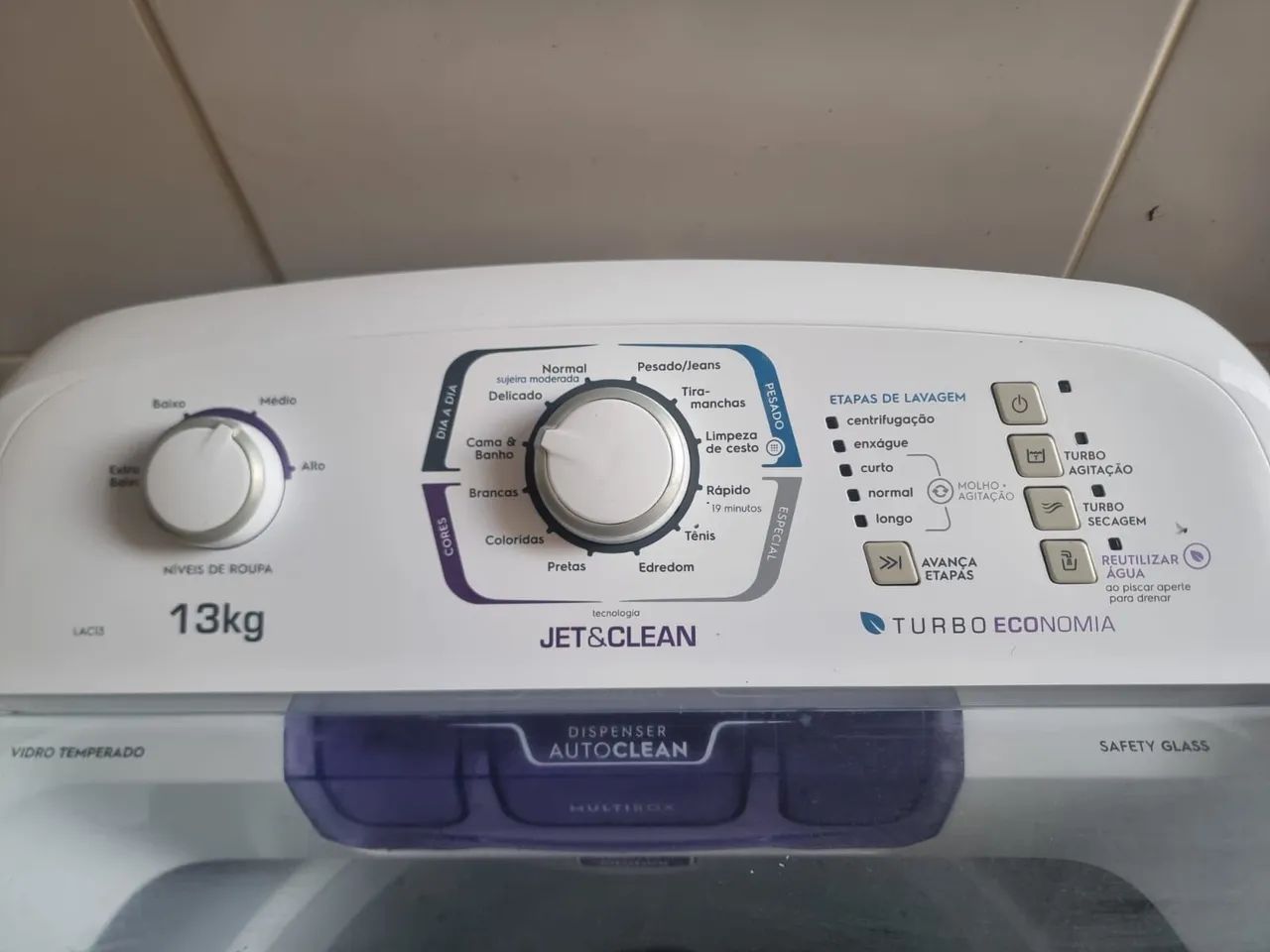 Máquina de Lavar Electrolux 13kg Branca Turbo Economia com Jet&Clean - Foto 4