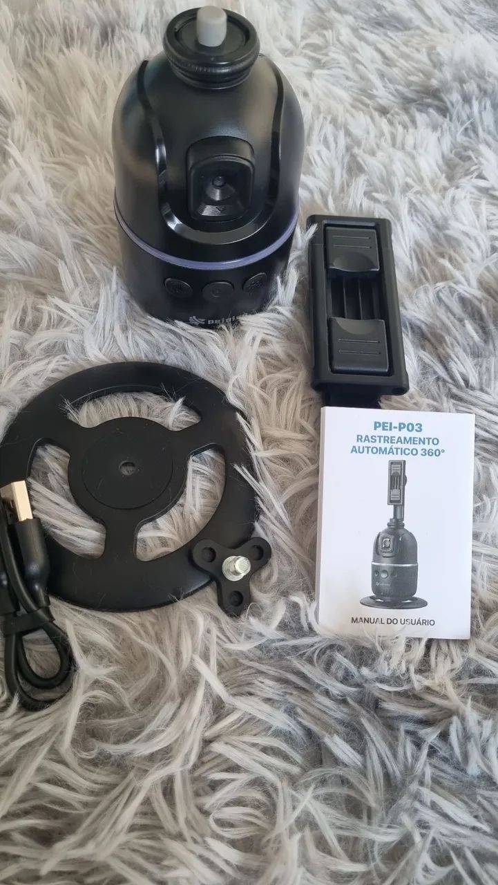 Guimbal Suporte Celular Com Rastreamento Facial 360 Peining - Foto 3