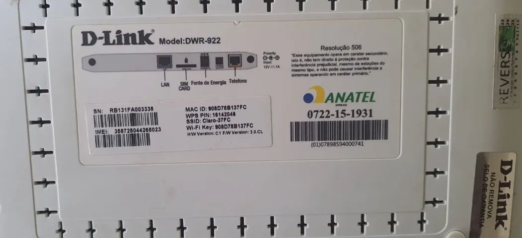 Modem Roteador D-LINK CHIP (SIM) 2 Antenas - Foto 3