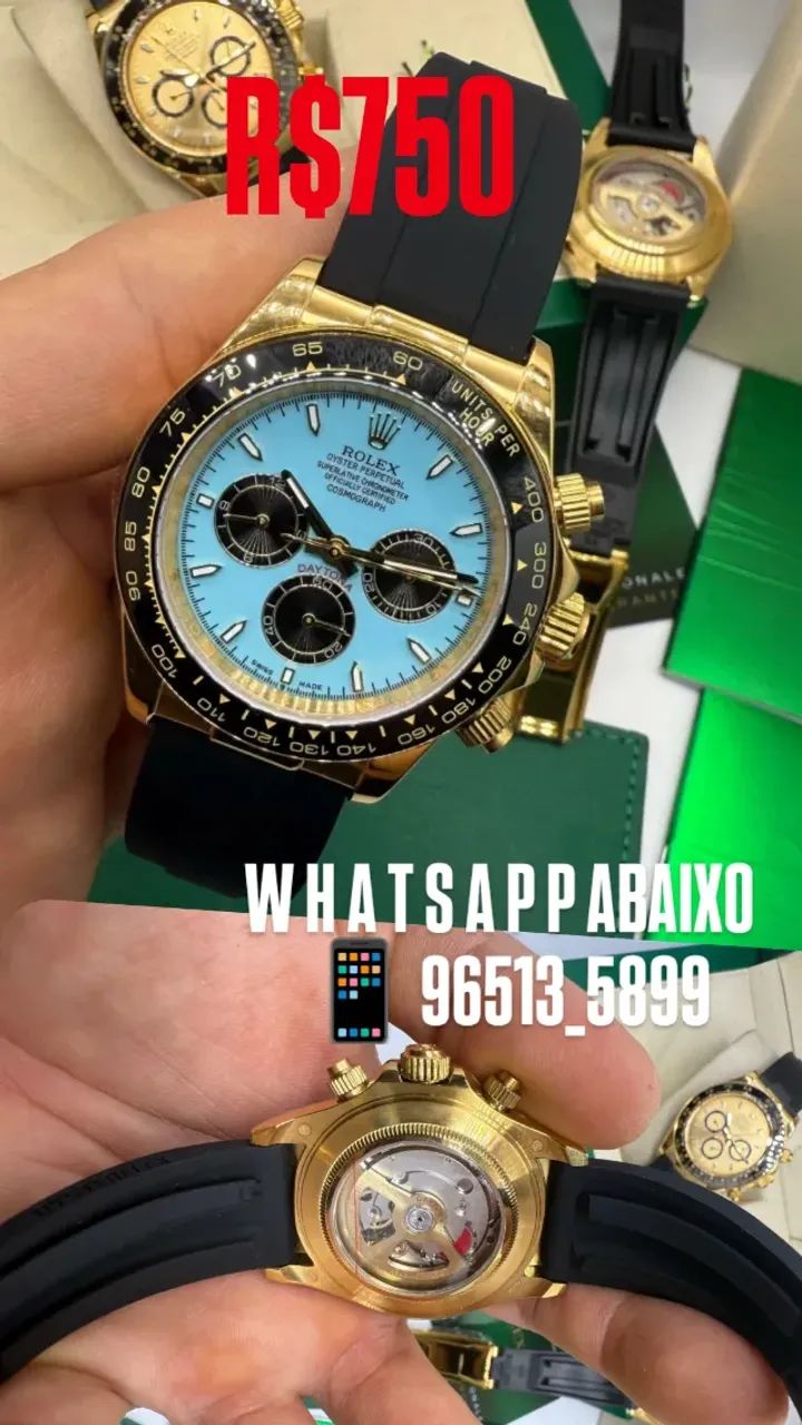 Relógio Rolex Daytona Tiffany Automático _ ENTREGAMOS - Foto 2