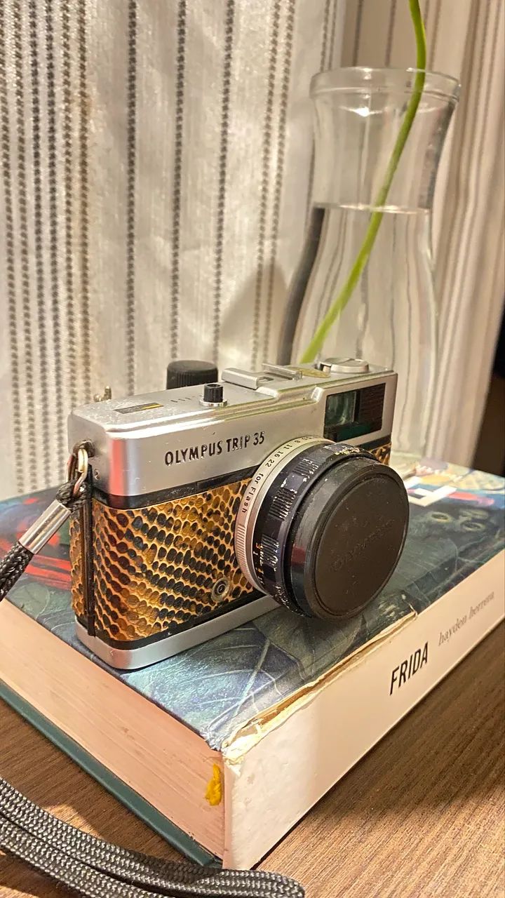 Câmera analógica Olympus Trip 35 (estilizada original) - Câmeras e