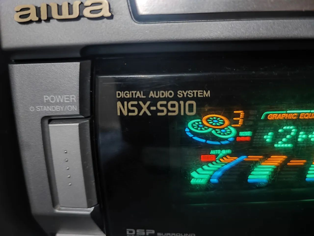 Vendo som aiwa modelo NSX-S910 com controle e adaptador bluetooth e USB - Foto 4