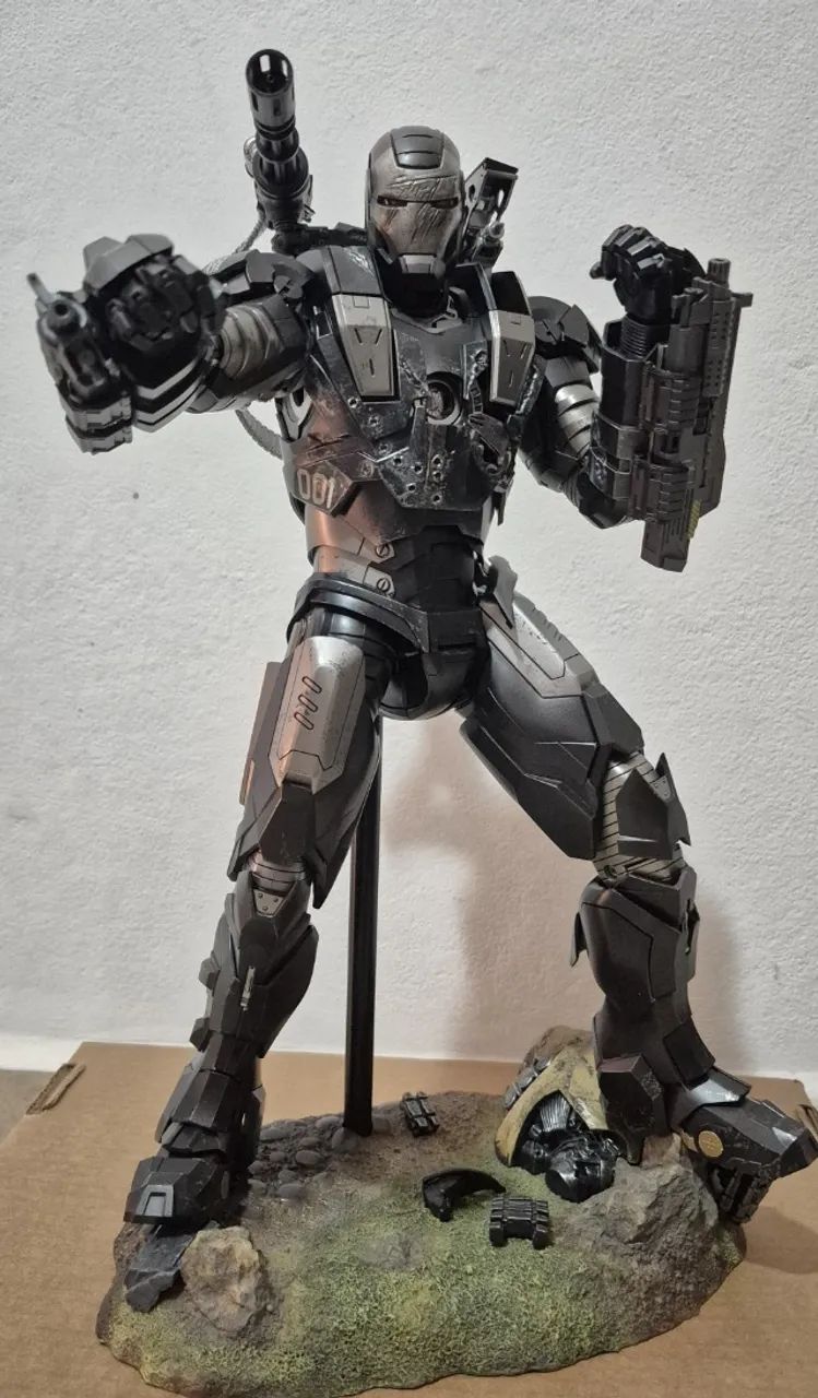 War Machine Diecast Hot Toys Ironman 2 Marvel Homem De Ferro - Foto 4