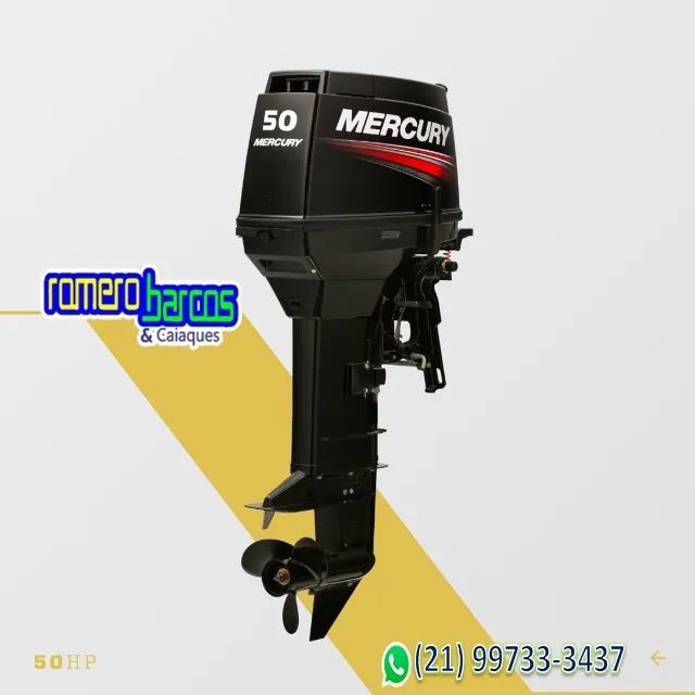 MOTOR DE POPA 50 HP ZERO MERCURY