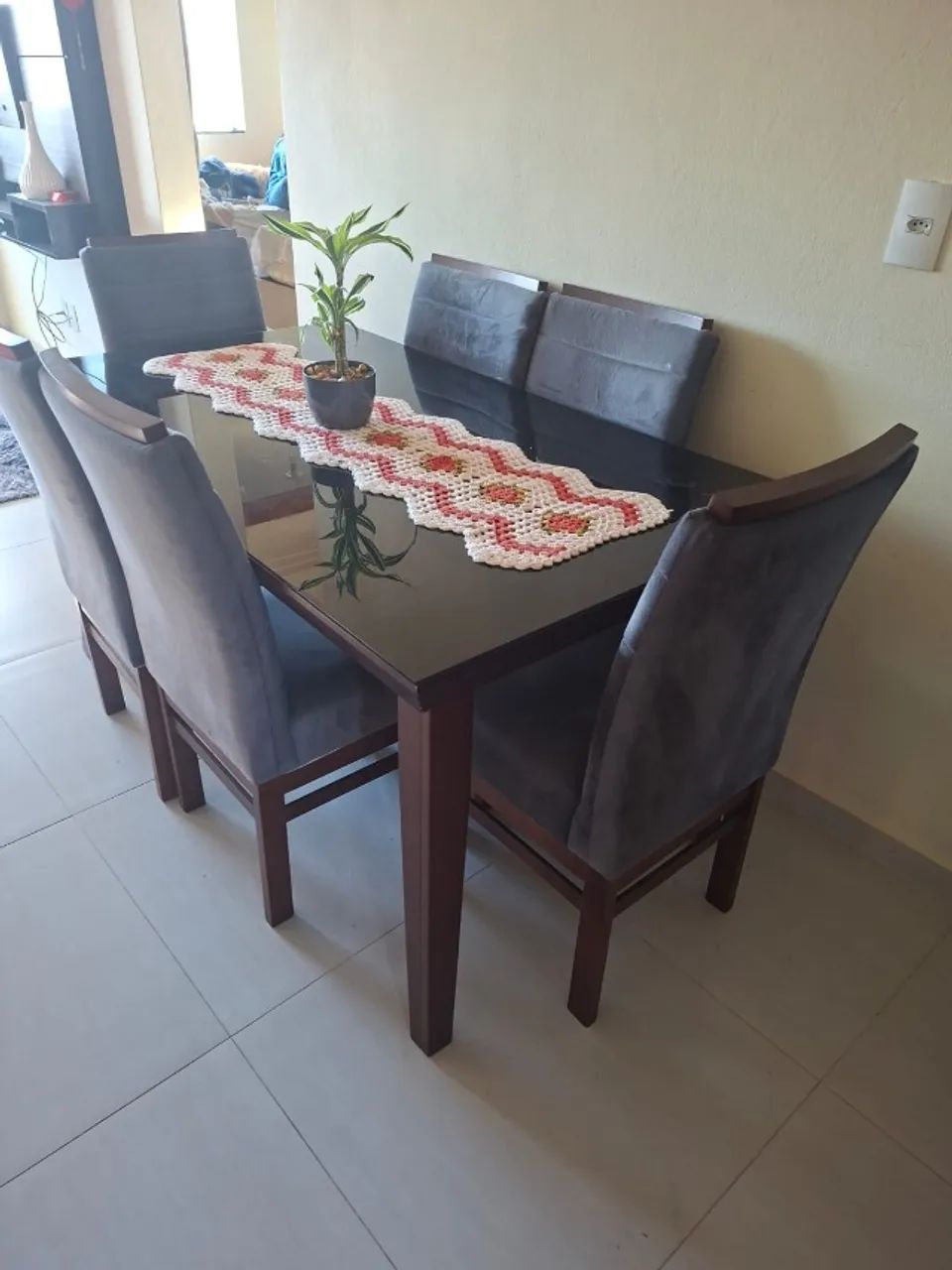 Mesa de jantar com 6 cadeiras  - Foto 3