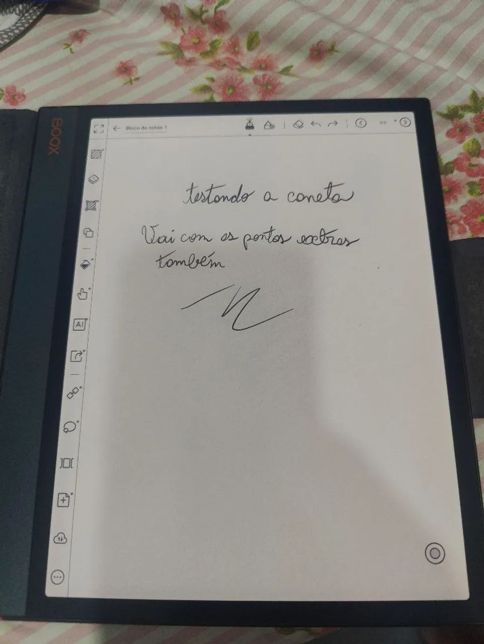 Tablet e-reader boox note air 3c