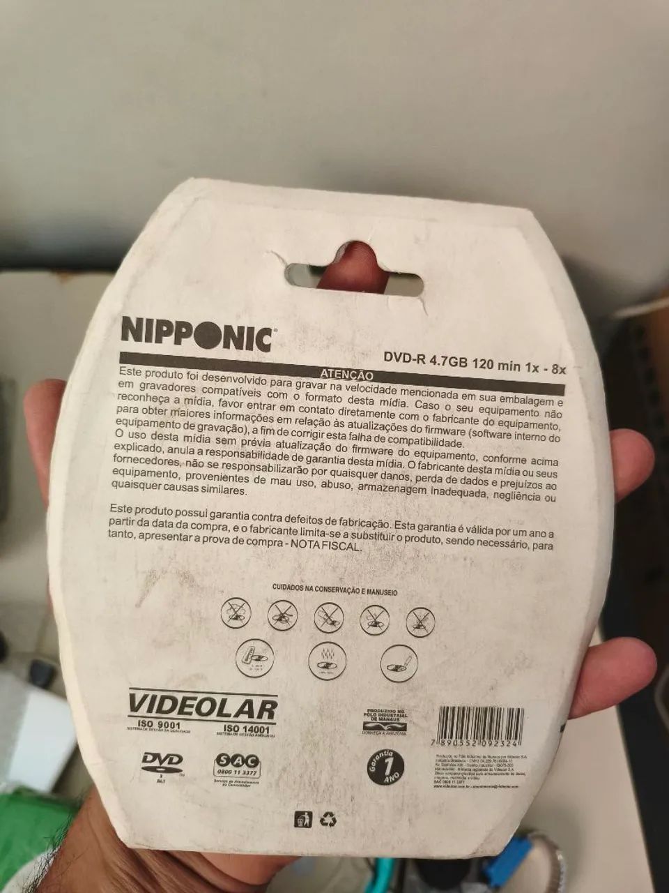 Lote Com 90 DVDs Virgens (Emtec + Nipponic) Com Estojos E Caneta - Foto 5
