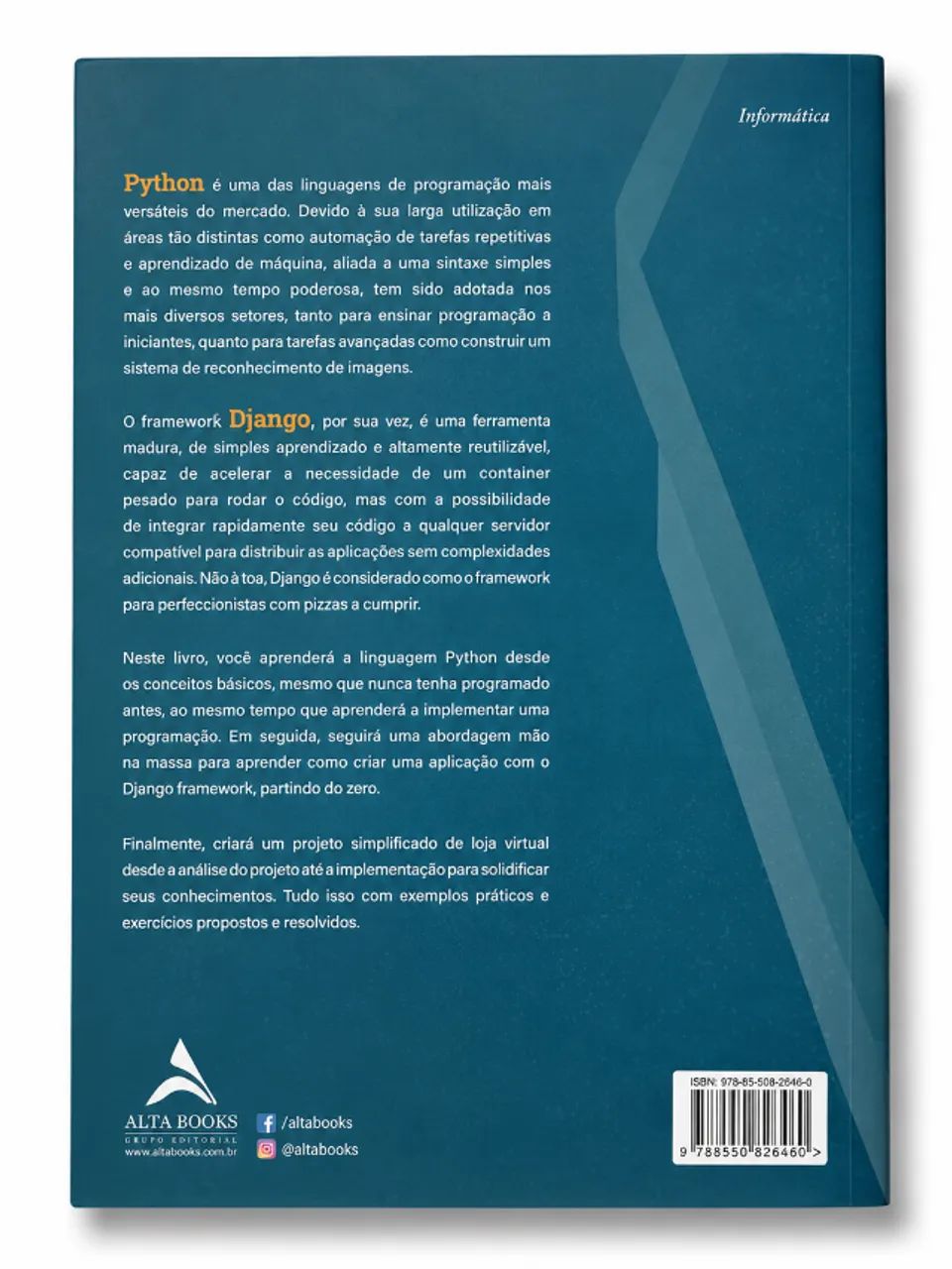 Livro Python e Django - Desenvolvimento Web - Alta Books - Foto 3