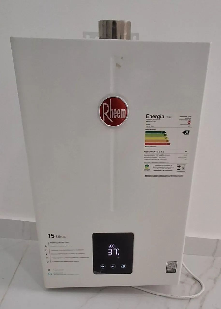 Aquecedor a Gás GLP Rheem - 15 Litros