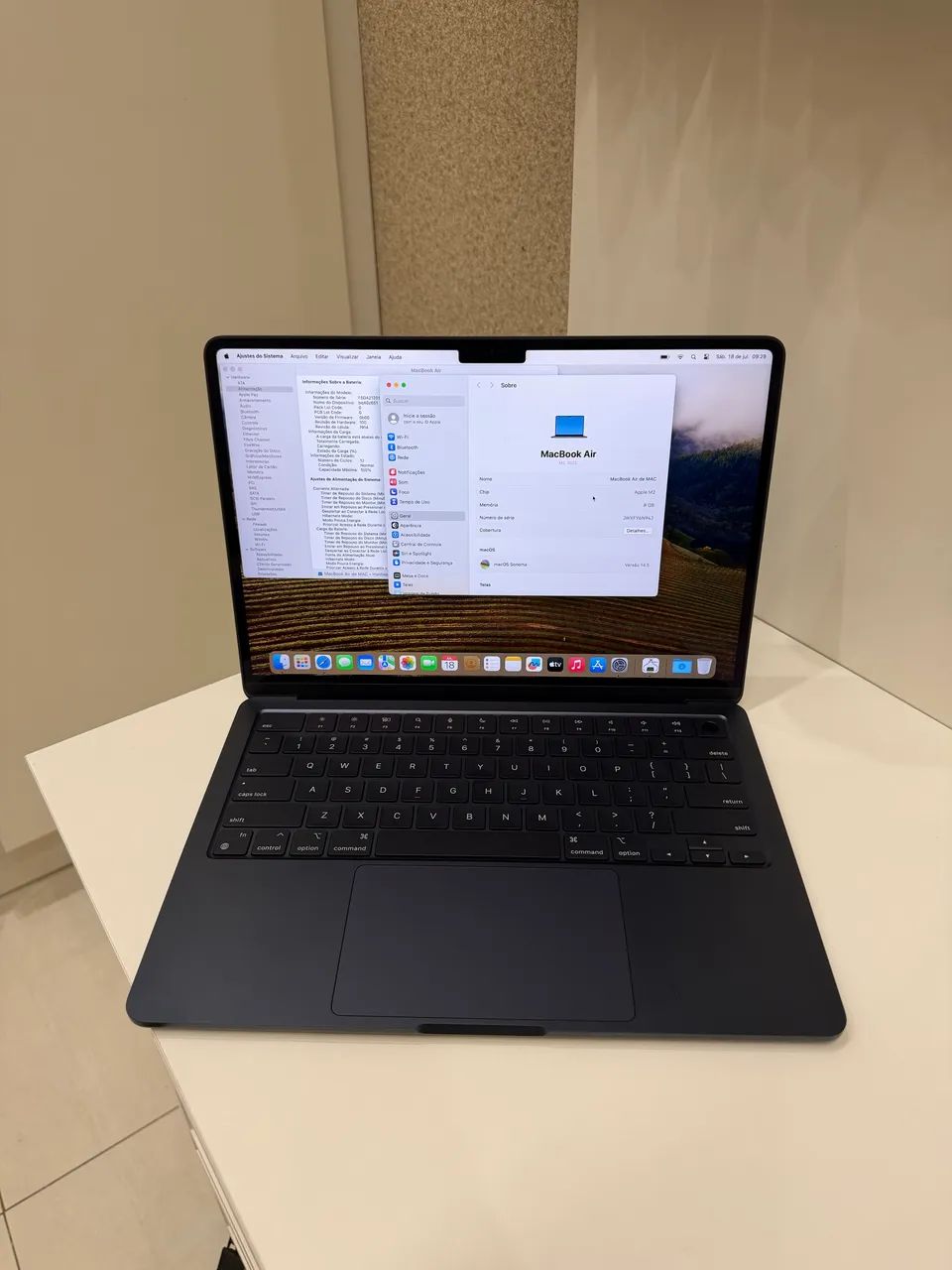 MacBook Air M2 Todo Original Impecável 