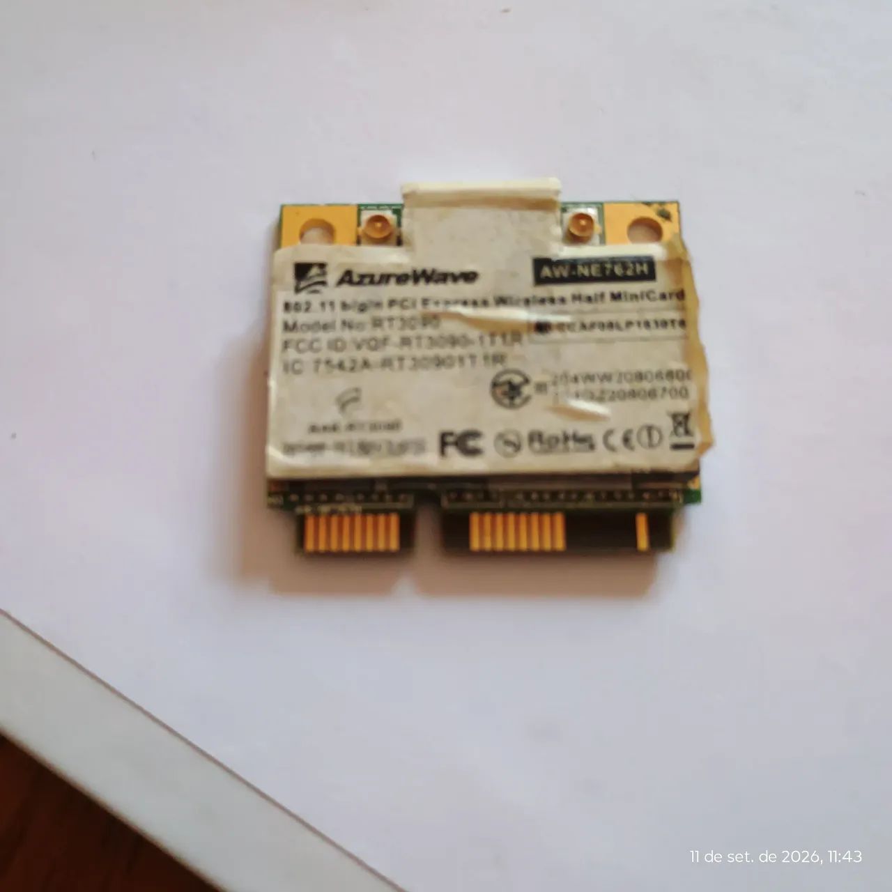 Placa de Rede Sem Fio Azurewave  - Foto 2