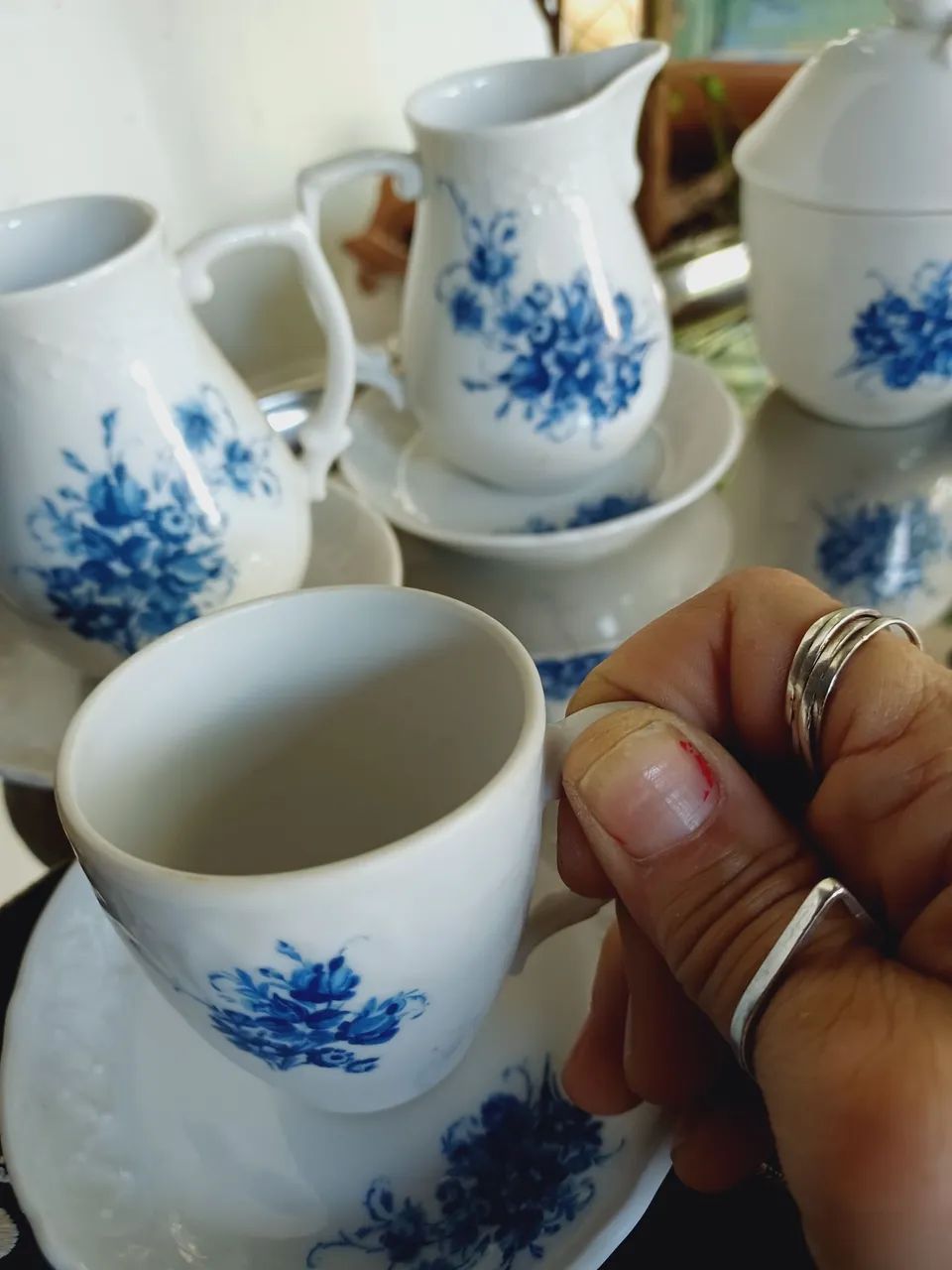 JOGO PORCELANA REAL POR 150 REAIS DESAPEGO DE MUDANÇA RAPIDA PARTICULAR  - Foto 3