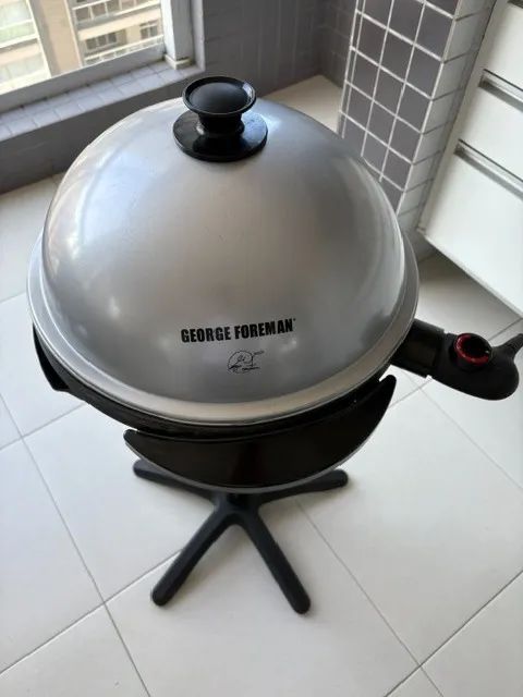 Churrasqueira elétrica George Foreman interna/externa - Foto 4