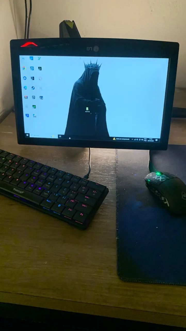 Monitor + teclado, mouse e mousepad - Foto 4