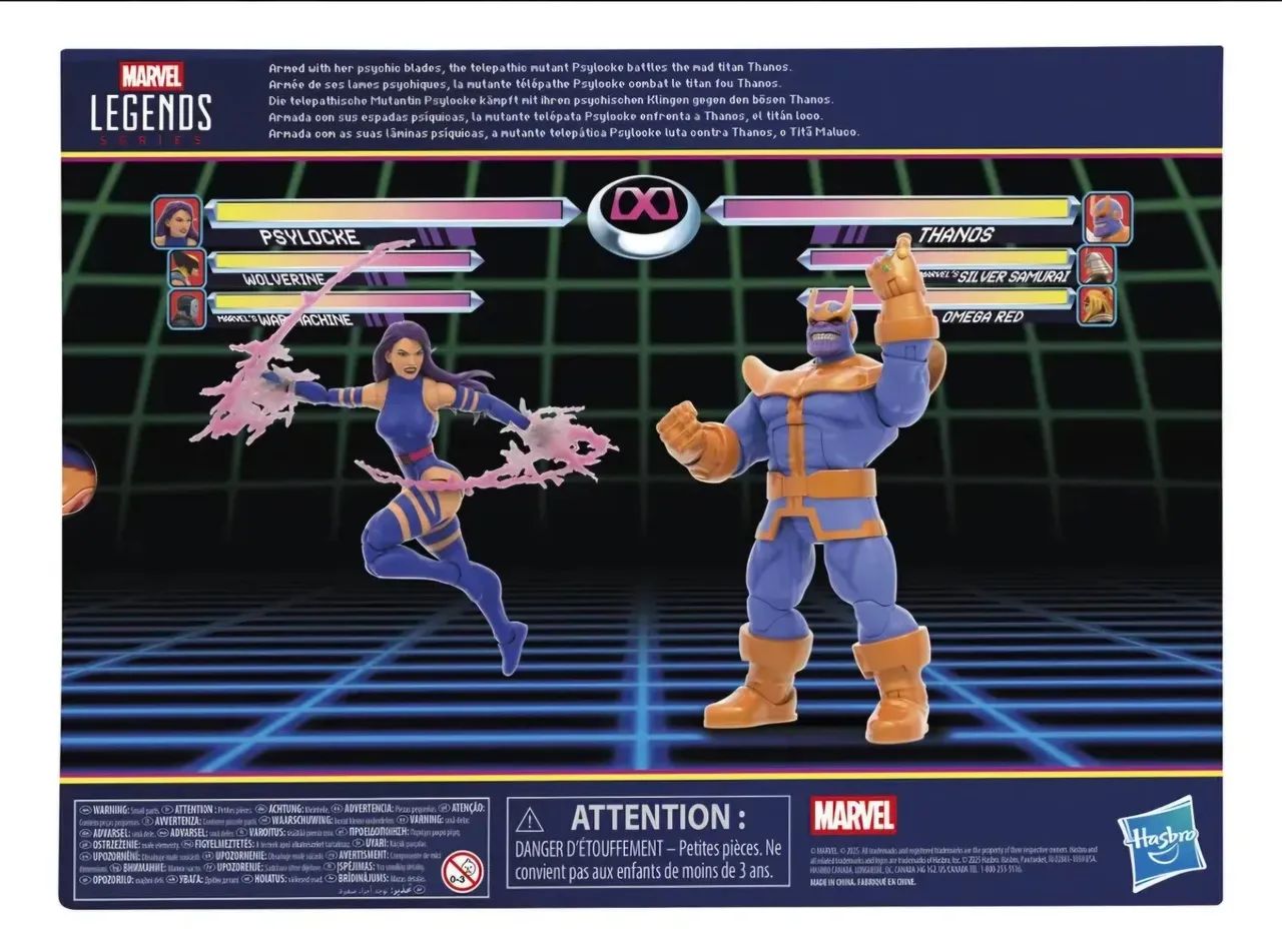 Marvel Legends Gamerverse Psylocke Vs. Thanos Hasbro Capcom - Foto 2