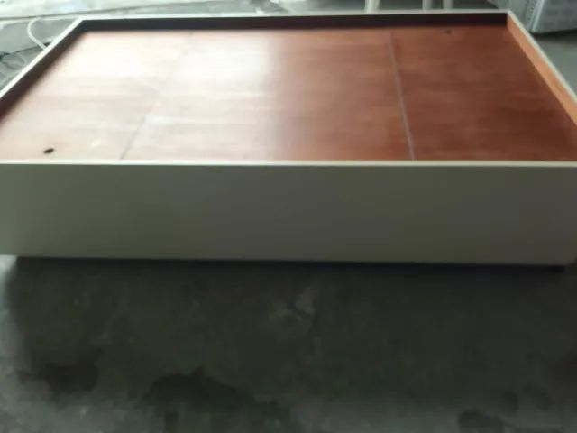 Base para Cama de Solteiro com Baú e Gaveta - MDF - Foto 3