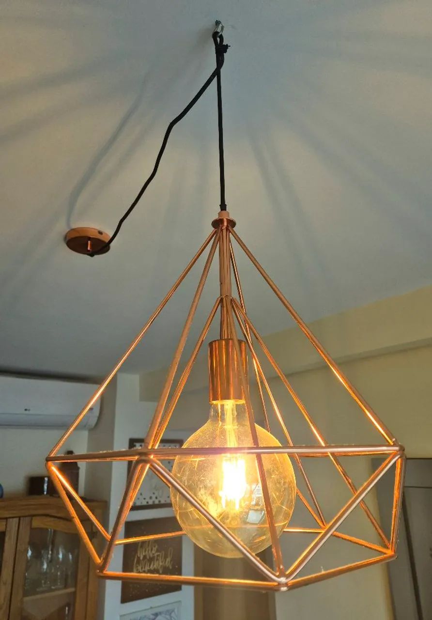 LUSTRE RETRO COBRE - Foto 3