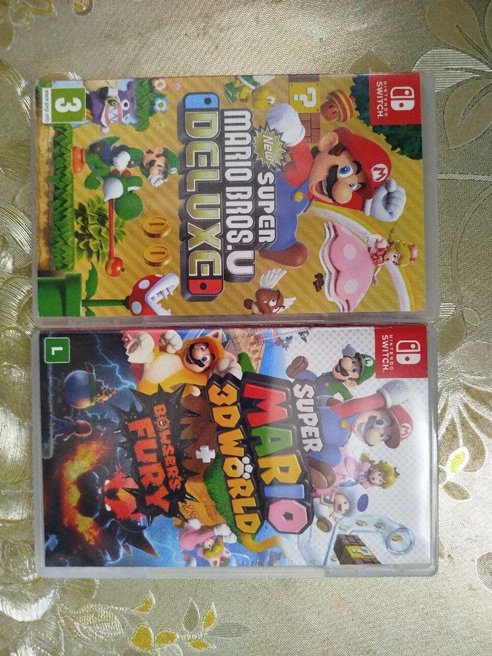 New mario bros+ super Mario 3d world Nintendo switch - Jogos de
