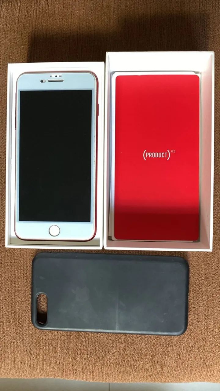 iPhone 7 Plus 256PRODUCT RED/不具合無/d版 iPhone 7 Plus 256 Giga de memória, vermelho, nota fiscal, ótimo