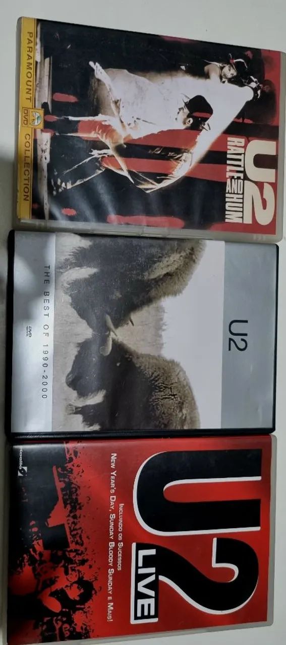 3 DVD original U2