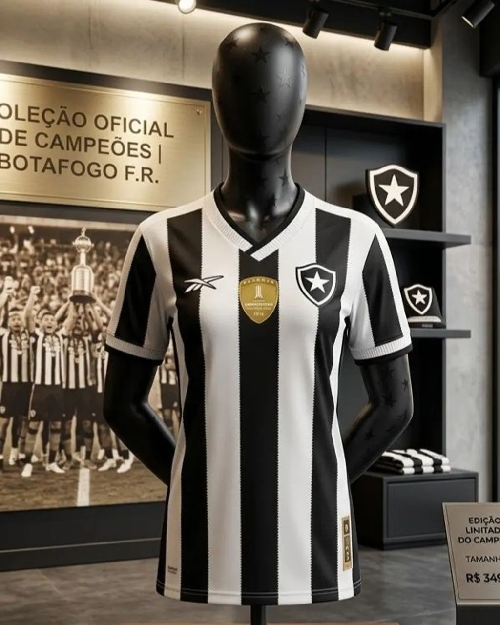 Camisa Botafogo Feminina G e GG Oficial  - Foto 2