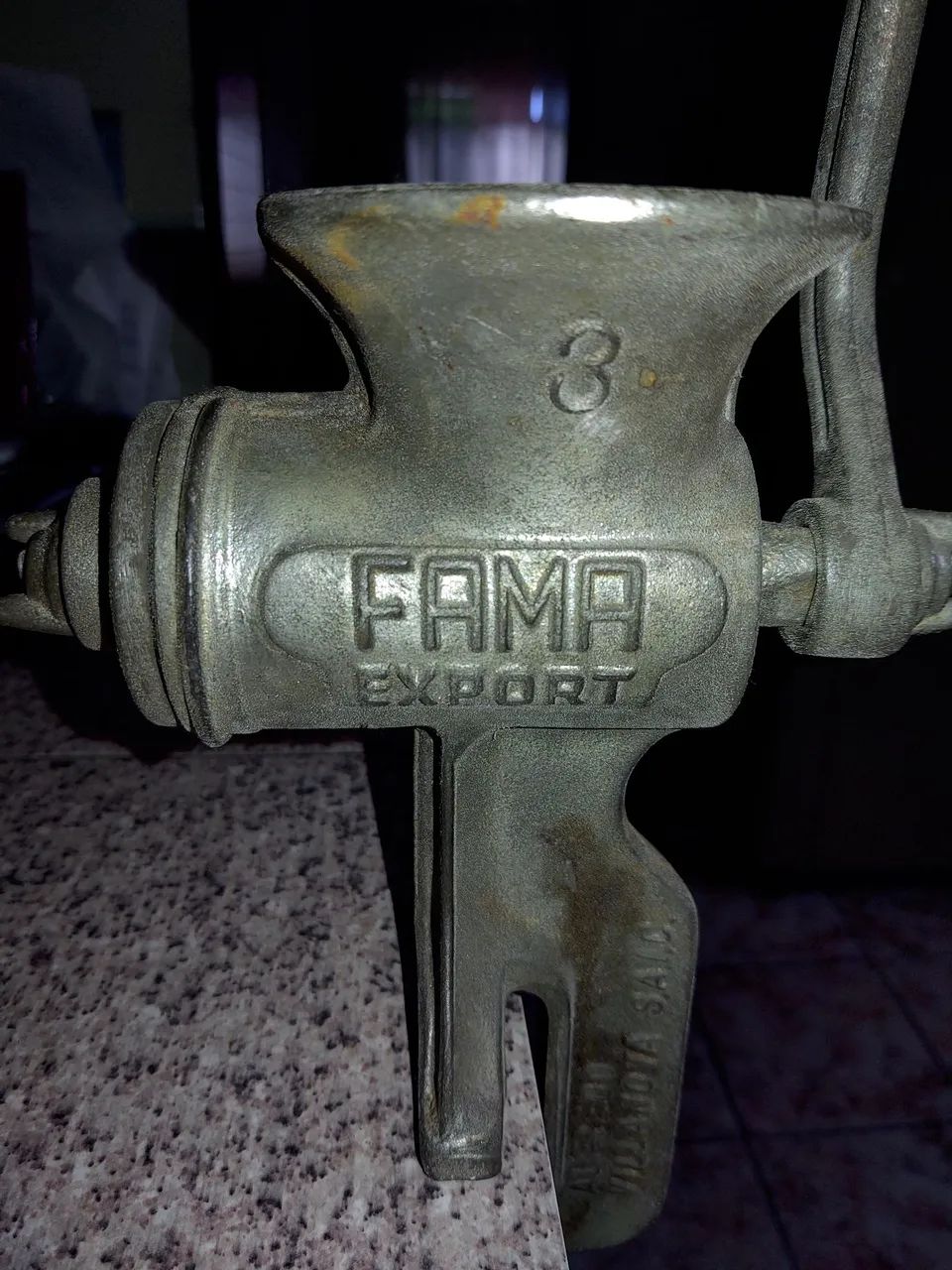 Moedor manual fama antigo  de 3 polegadas  - Foto 2