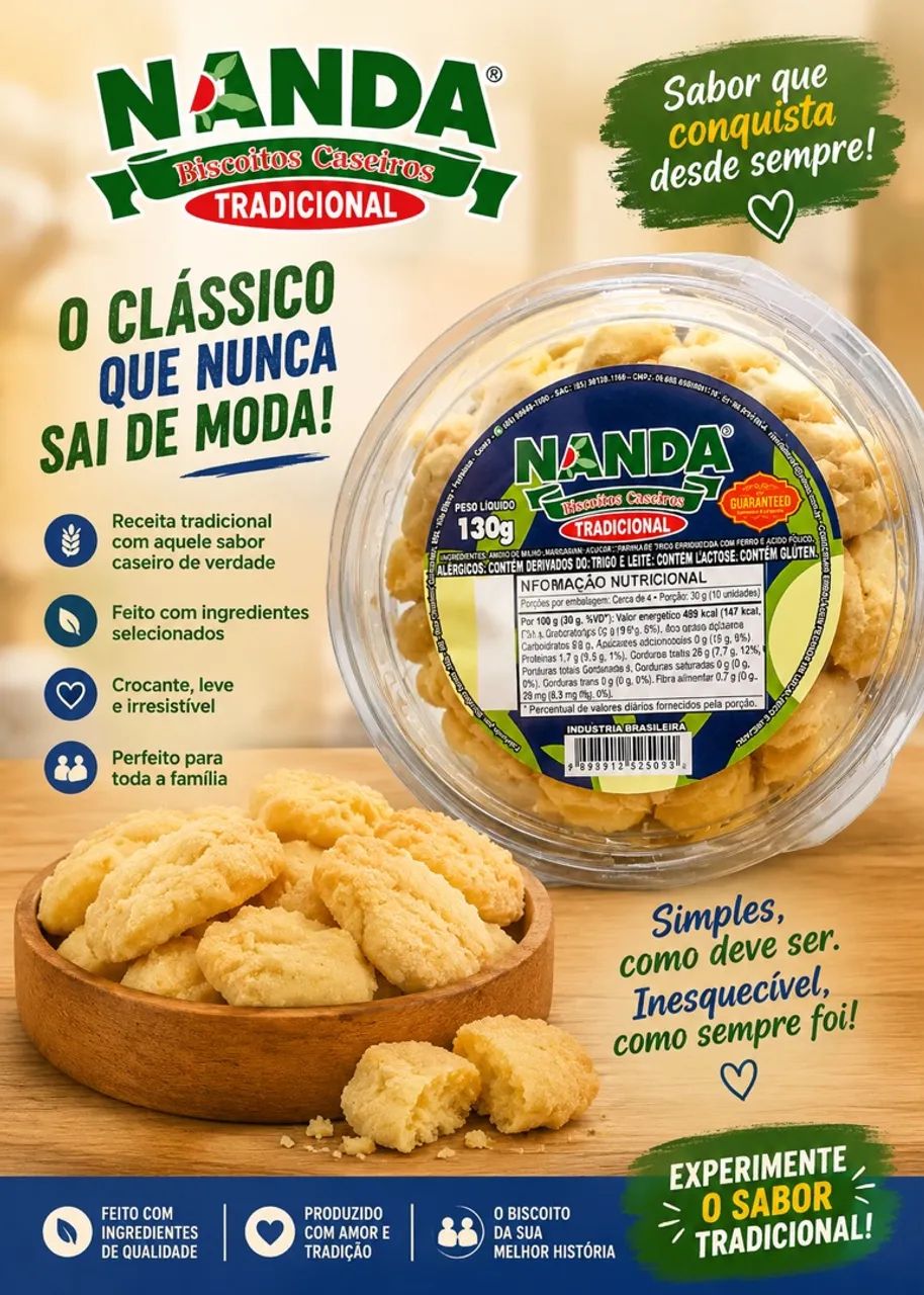 8 POTES BISCOITOS AMANTEIGADOS  - Foto 4