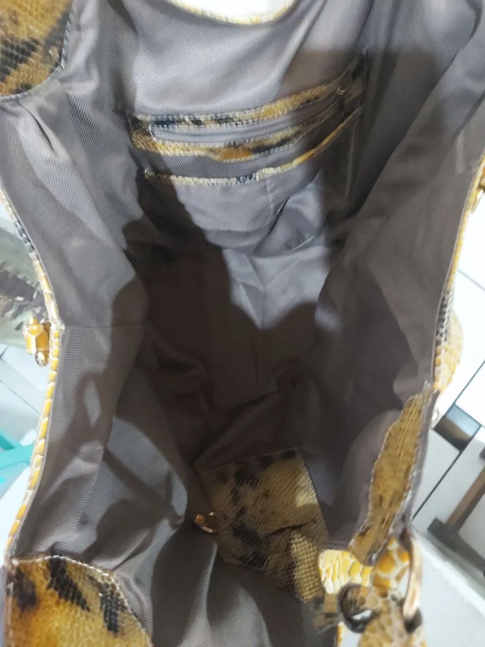 BOLSA GRANDE PHYTON COURO EXÓTICO CORSO COMO  - Foto 6