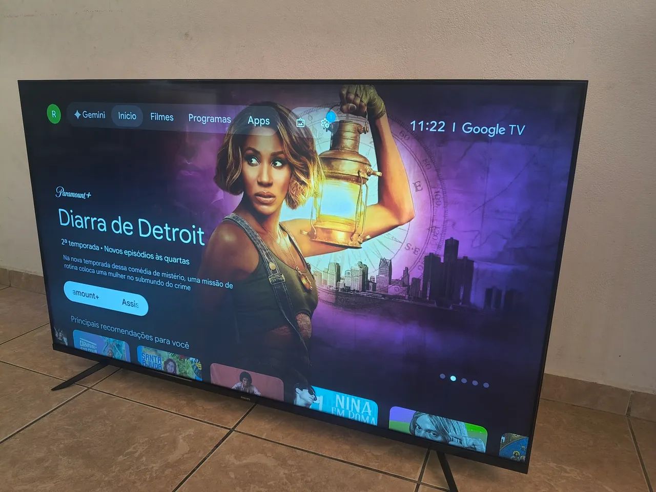 Vendo essa tv 55 polegadas smart 4K  - Foto 5