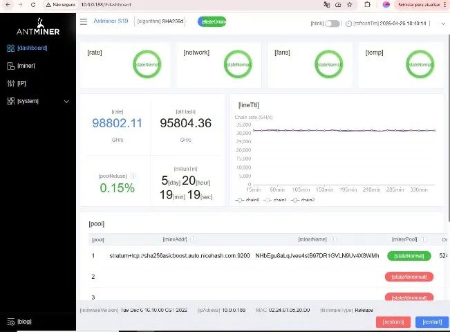 Asic mineração bitcoin S19 Atiminer de 95th e 104th - Foto 5
