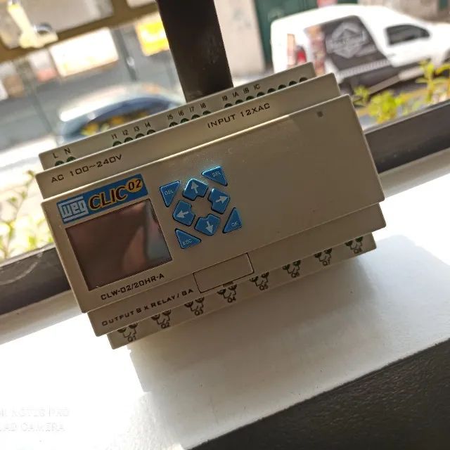 Micro Controlador Lógico Programável CLP WEG CLIC02 com Manual e Cabo - Foto 4