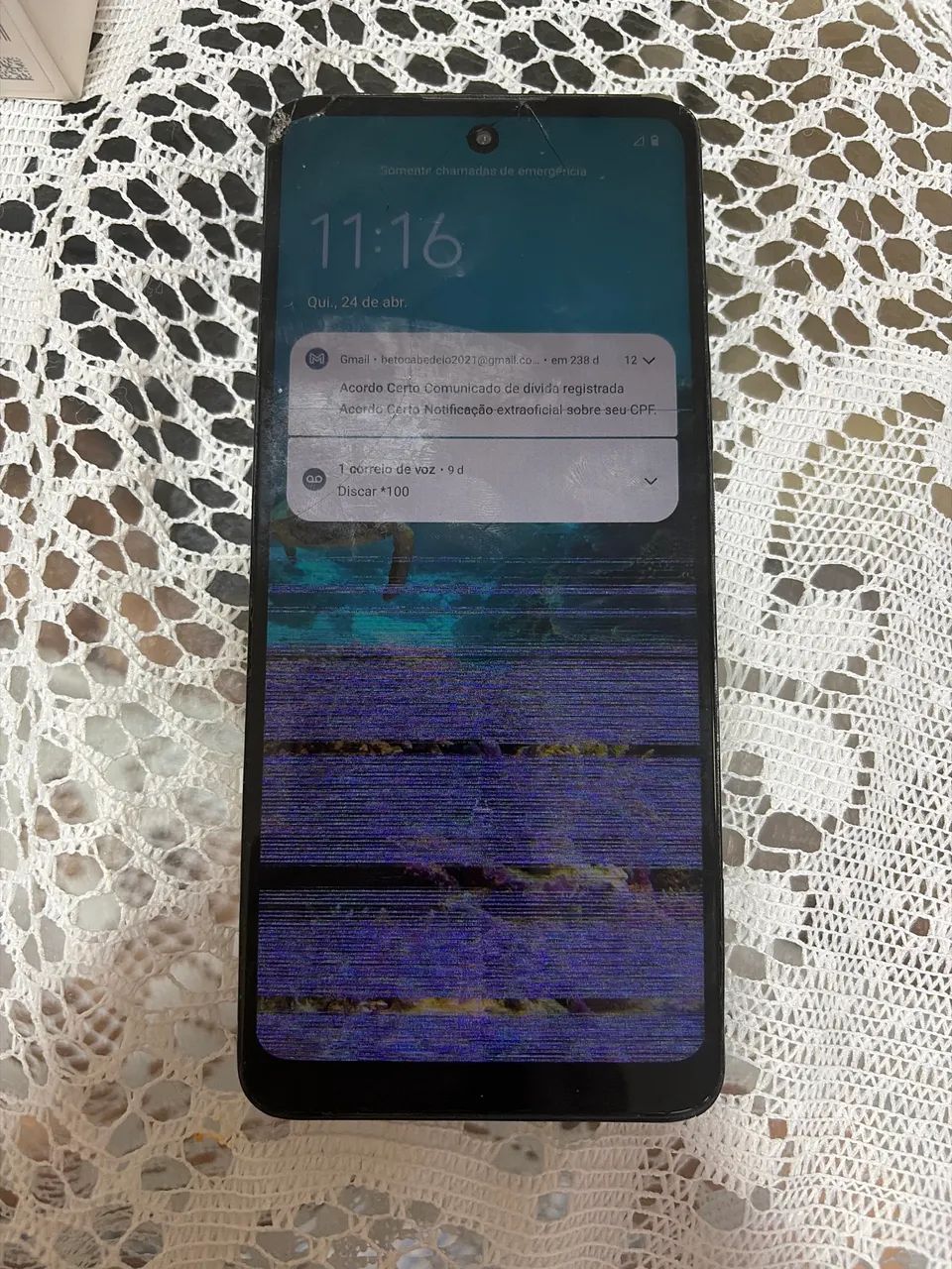 Moto G 60 retirada de peça - Foto 2