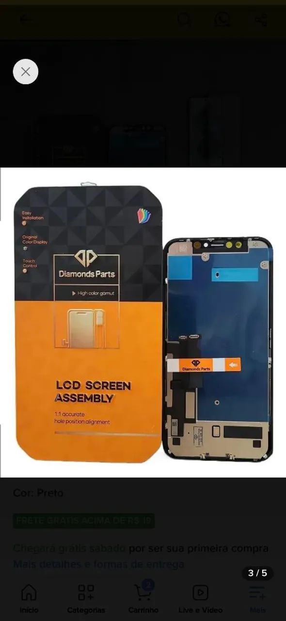 Telas e Baterias para IPhones 