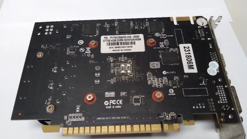 Placa de vídeo Nvidia, GT730 de 4GB, DDR5 - Foto 3