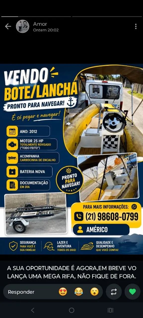 Bote lancha 