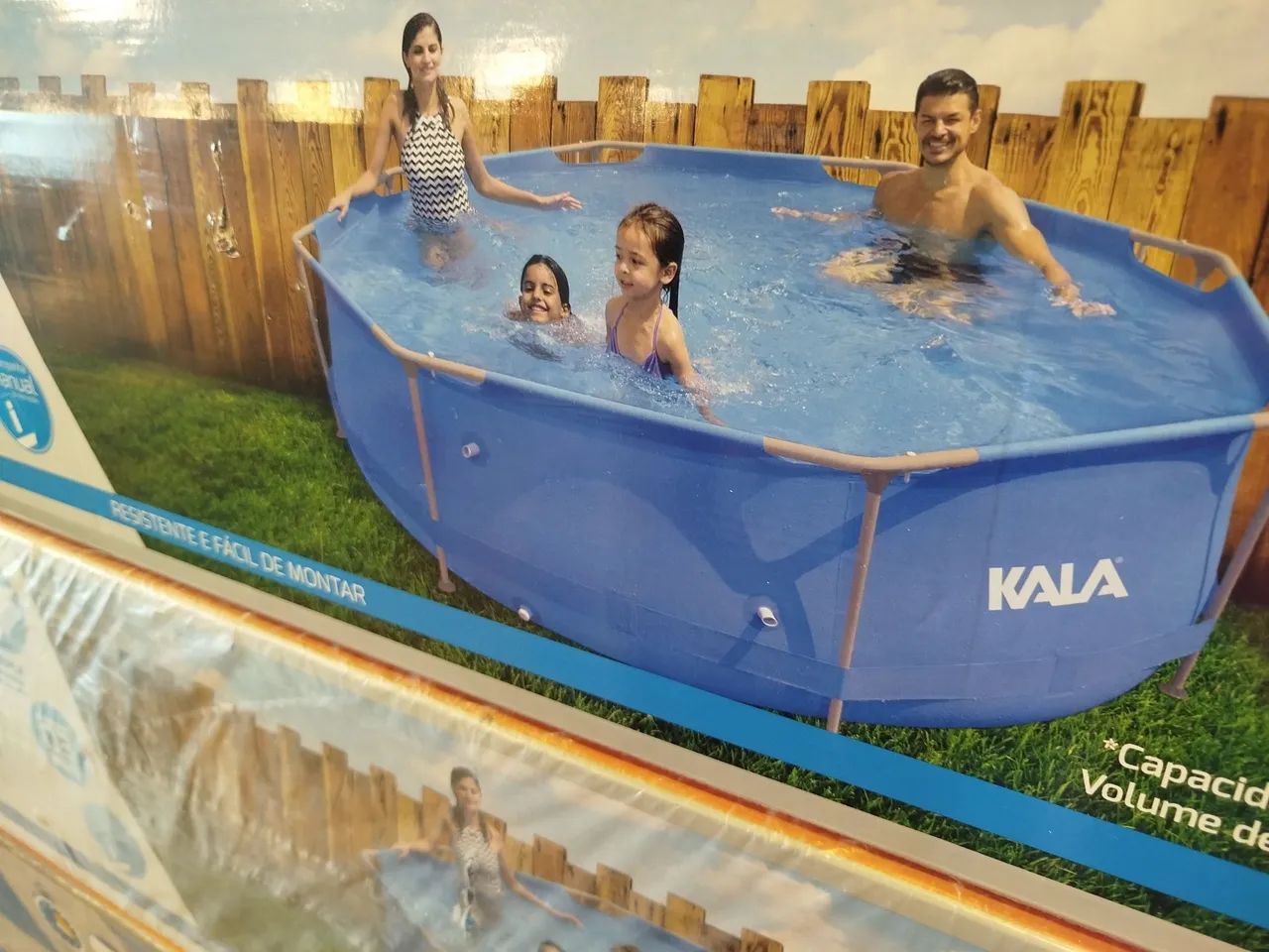 Piscina grande de 5000 mil litros redonda. Nova na caixa!  - Foto 2
