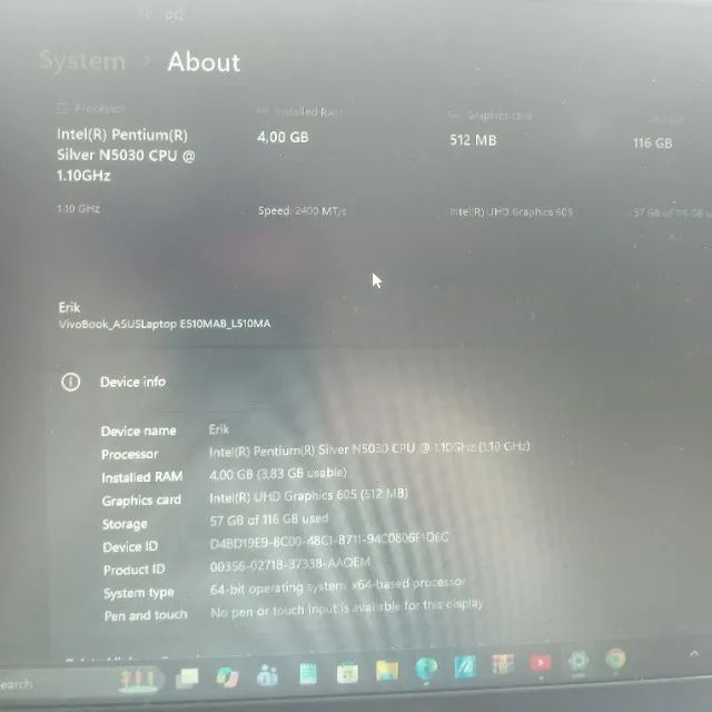 Notebook ASUS barato á venda - Foto 2