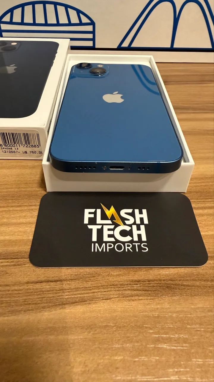 iphone 13 azul 128gb - Foto 3