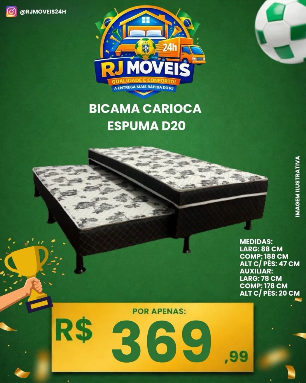 Vendo Bicama Box espuma D20 / Entrega Rápida  - Foto 2