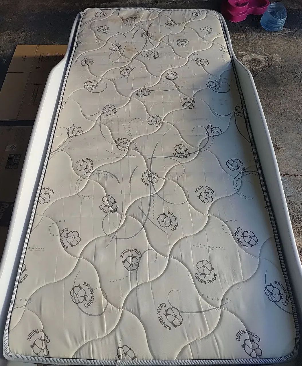 Cama de solteiro(Não é mini) tema carros com colchão super nova - Foto 4