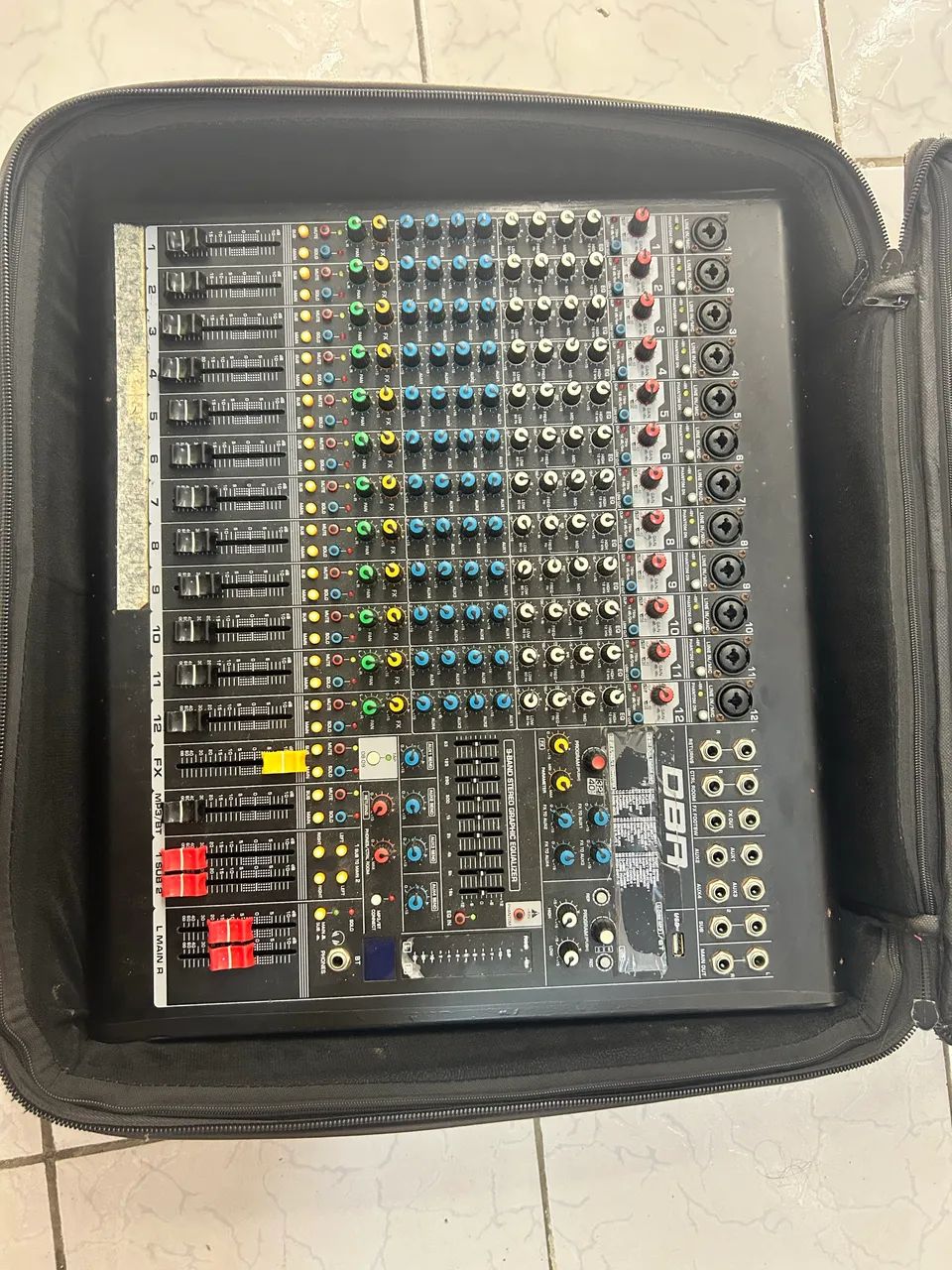 Vendo Mesa de Som DBR 12 Canais USB/BT