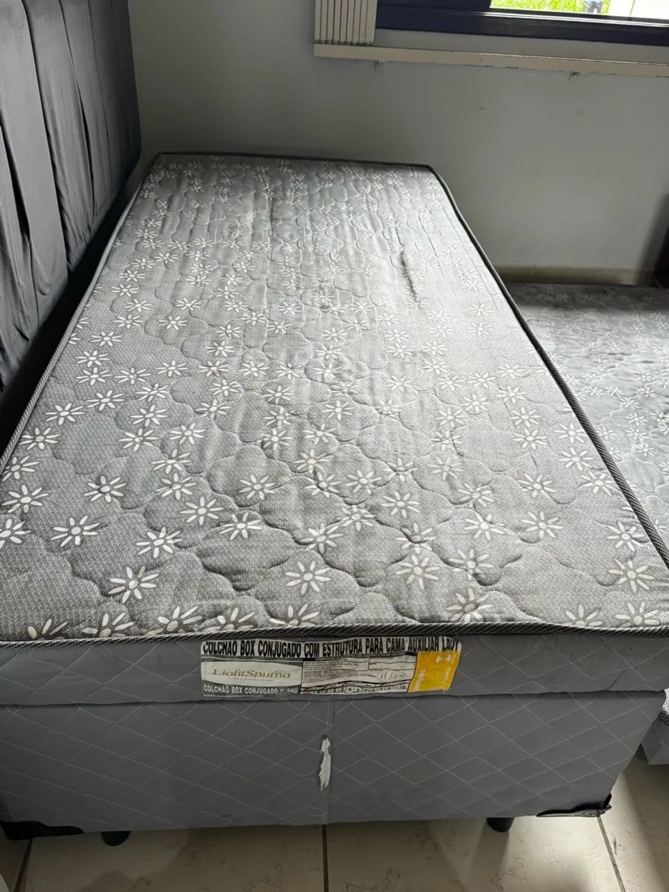 Cama box solteiro com baú e cama auxiliar - Foto 2
