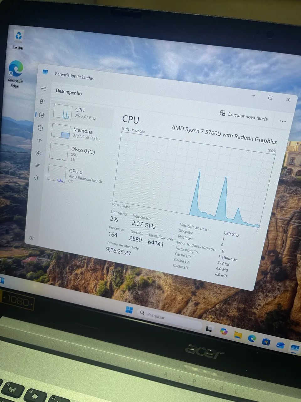 Notebook Acer Ryzen 7  - Foto 2