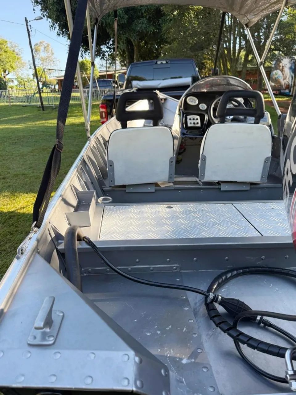 Barco Lancha com Carreta Rodoviaria - Foto 6