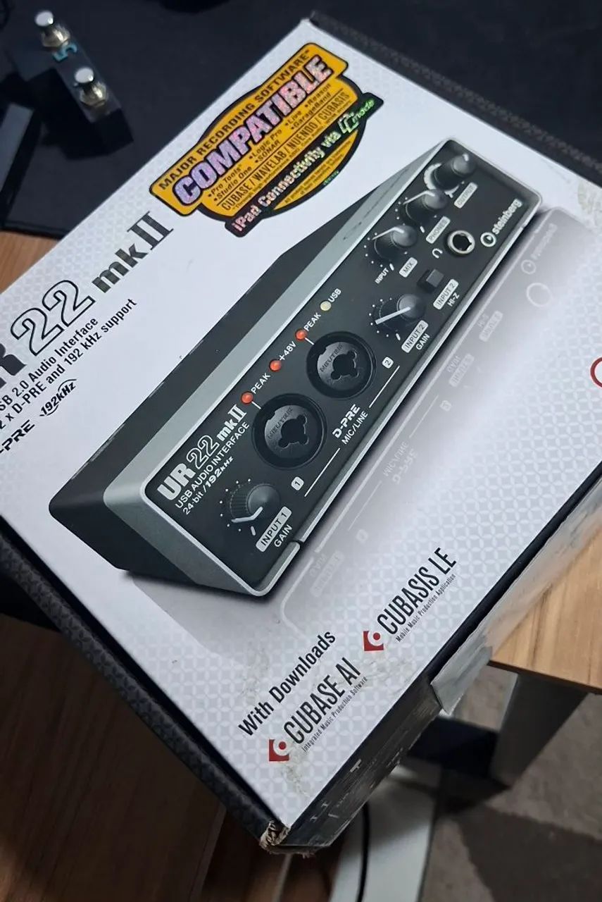 Interface de audio steinberg/yamaha ur22 mk2 - Instrumentos